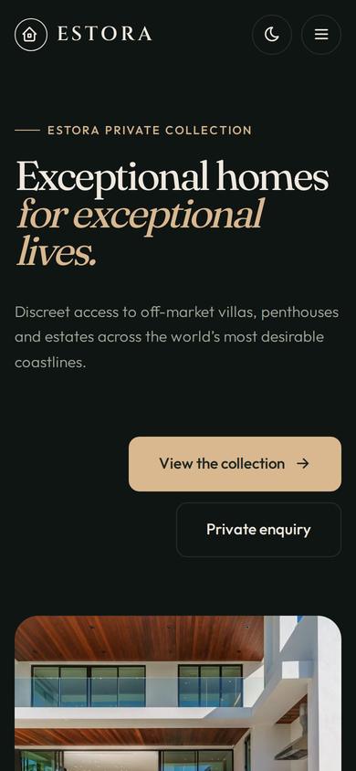 Estora on mobile